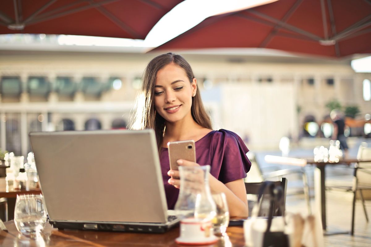 women with laptop